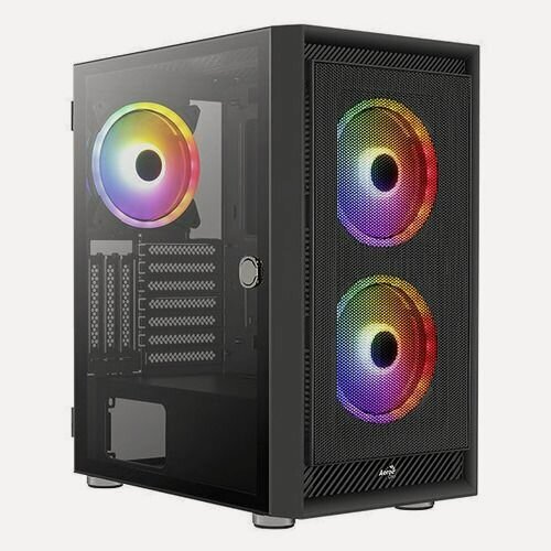 Изображение товара Корпус ATX Aerocool Graphite-G-BK-v2, Midi-Tower, без БП, черный [accm-pb24033.11]