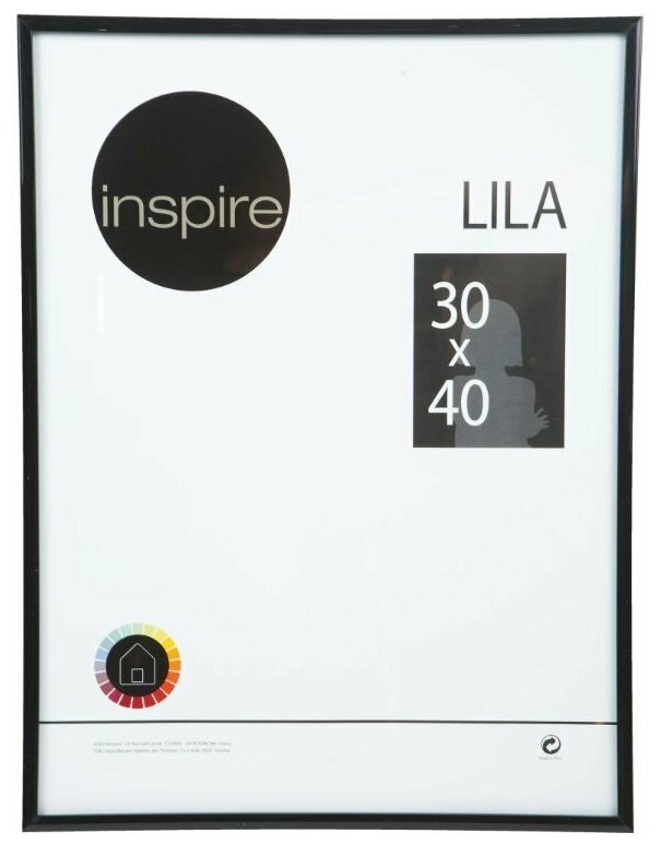 Рамка Inspire Lila 30x40 см цвет чёрный