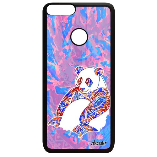 фото Чехол на p smart 2018, "панда" большая бамбук utaupia