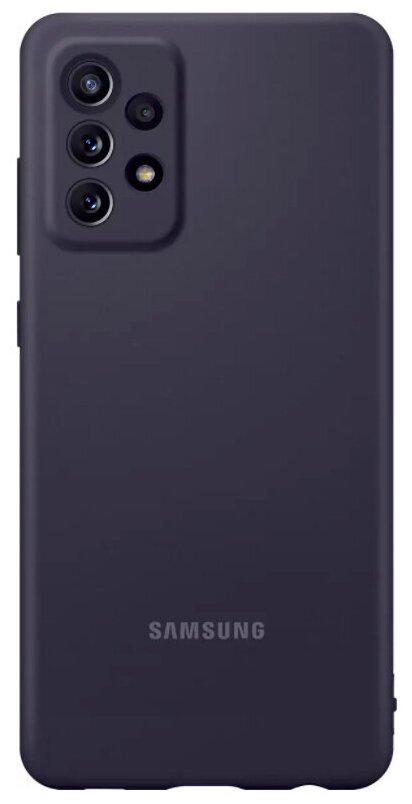 Чехол Samsung Silicone Cover для Galaxy A72 черный