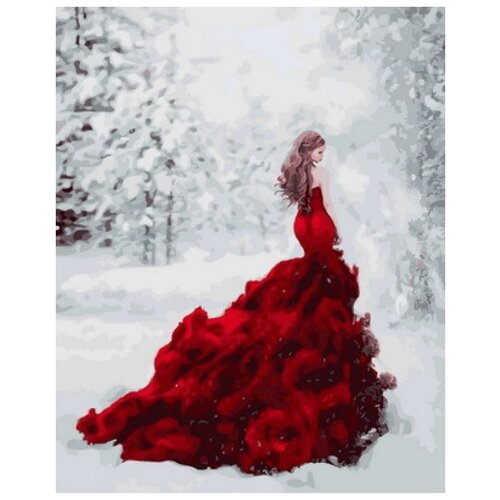 фото Огненное платье цветной