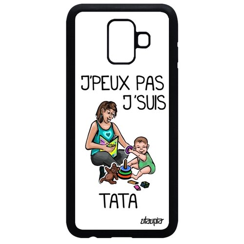 фото Чехол для мобильного galaxy a6 2018, "не могу - стала тетей!" повод карикатура utaupia