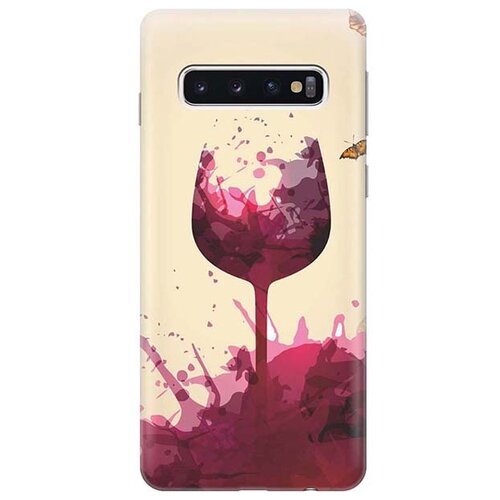 Чехол - накладка ArtColor для Samsung Galaxy S10 с принтом Летнее вино чехол накладка artcolor для samsung galaxy note 10 с принтом летнее вино