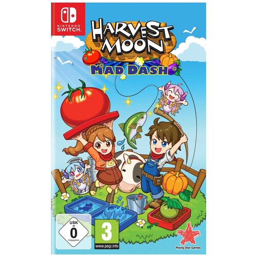Игра Harvest Moon: Mad Dash для Nintendo Switch, картридж игра nintendo harvest moon one world