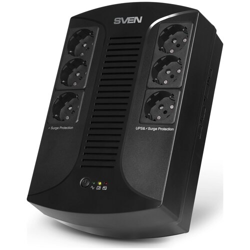 Источник бесперебойного питания SVEN UP-L1000E line-interactive, AVR, 1000VA/510W