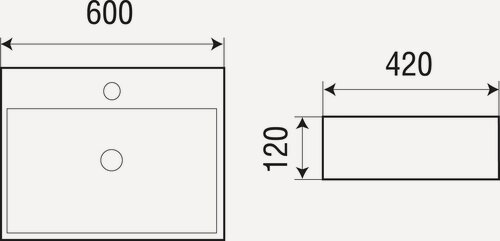 Изображение товара Раковина WeltWasser WW SK Elbach 2173 MB