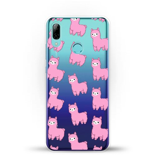 фото Силиконовый чехол ламы на huawei p smart (2019) andy & paul