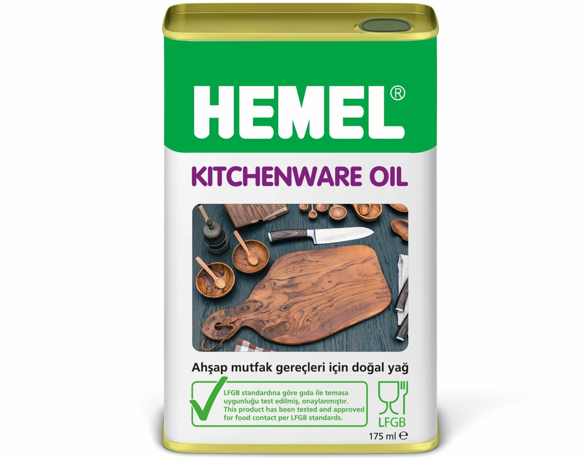 Масло для дерева HEMEL масло для разделочных досок и деревянной посуды kitchenware oil , прозрачный, 0,175мл
