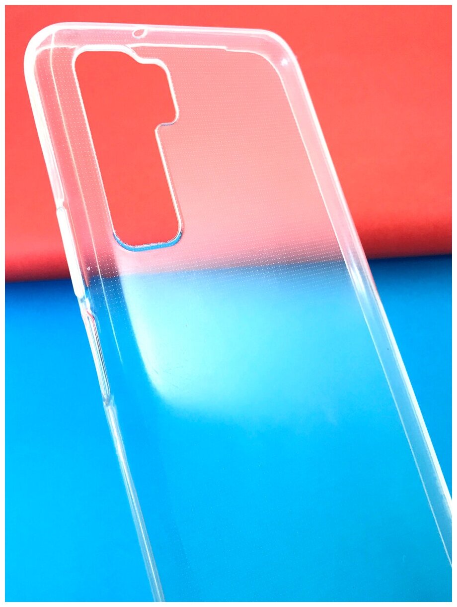 Чехол для Honor 30S/ Huawei Nova 7SE накладка прозрачная силиконовая c перфорацией 1 мм