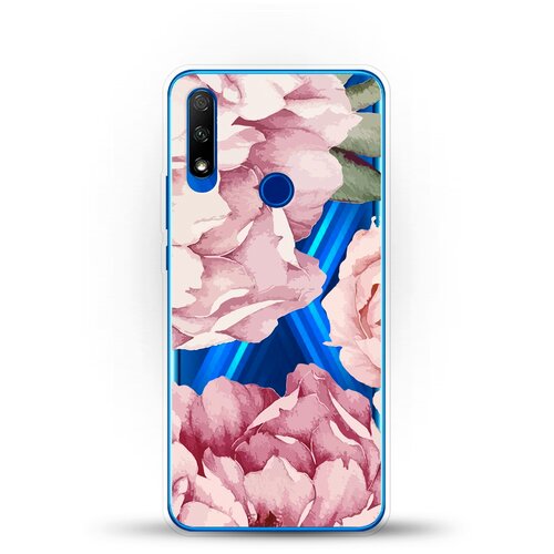 фото Силиконовый чехол пионы на honor 9x andy & paul