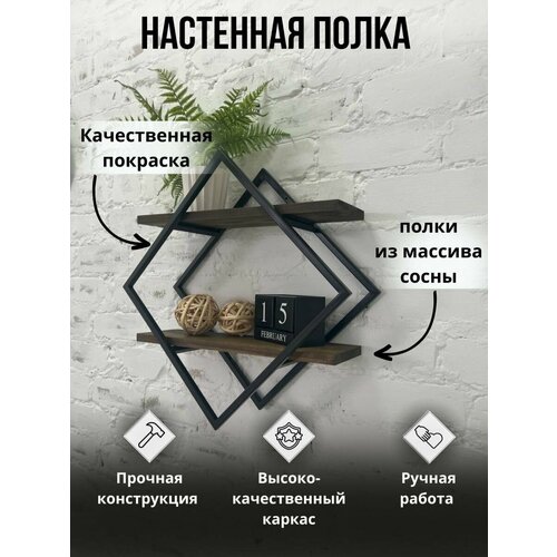 Полка настенная лофт декоративная