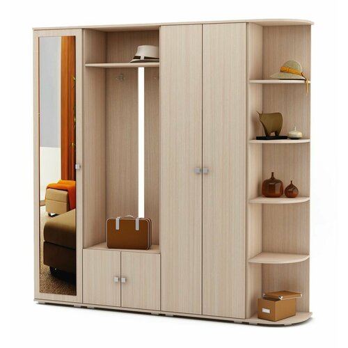 Прихожая МФ Владимир Тунис-4 корпус/фасад дуб молочный