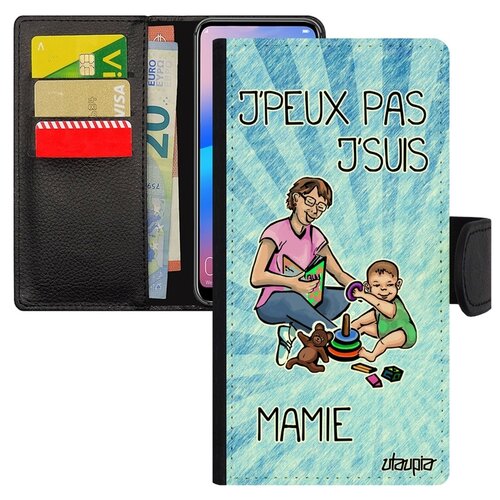 фото Чехол-книжка на мобильный galaxy s8, "не могу - стала бабушкой!" отговорка семья utaupia