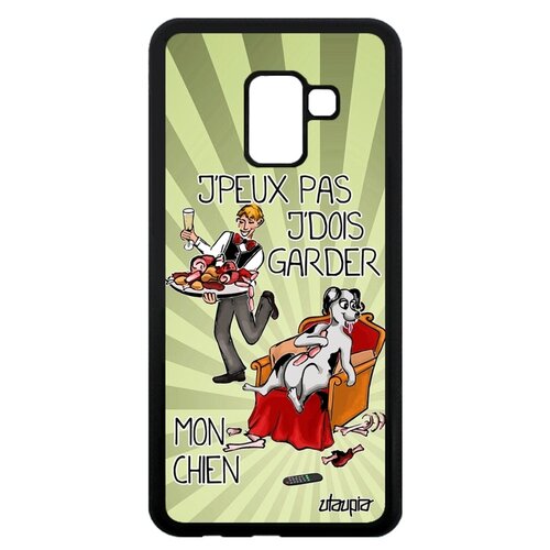 фото Чехол для мобильного galaxy a8 2018, "не могу - у меня собака!" юмор шутка utaupia