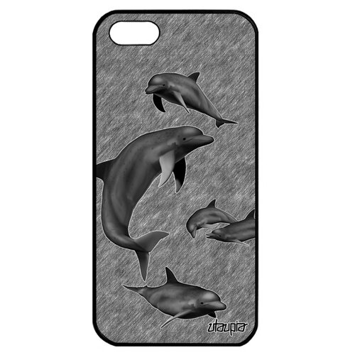 фото Чехол на смартфон iphone 5 5s se, "дельфины" океан соталия utaupia