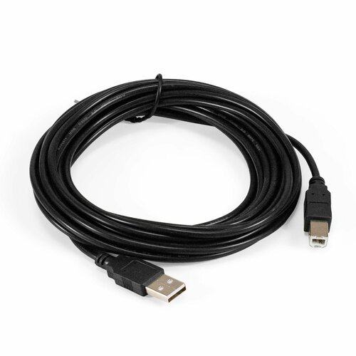 Кабель USB 2.0 ExeGate EX-CC-USB2-AMBM-4.5 (Am/Bm, 4,5м) EX294745RUS кабель usb 2 0 am bm 1 5 м sonnen медь для подключения периферии черный 513118