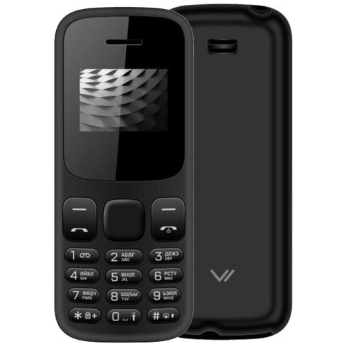 Телефон VERTEX M114 RU, 2 SIM, черный