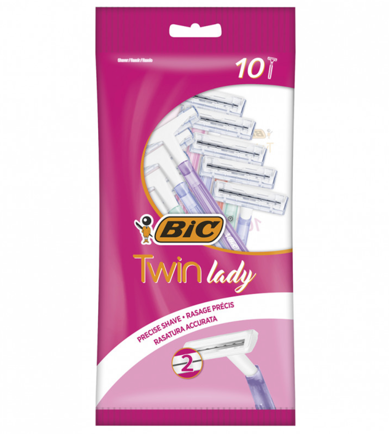 Бик Леди / Bic Lady Twin - Женские одноразовые станки для бритья 10 шт