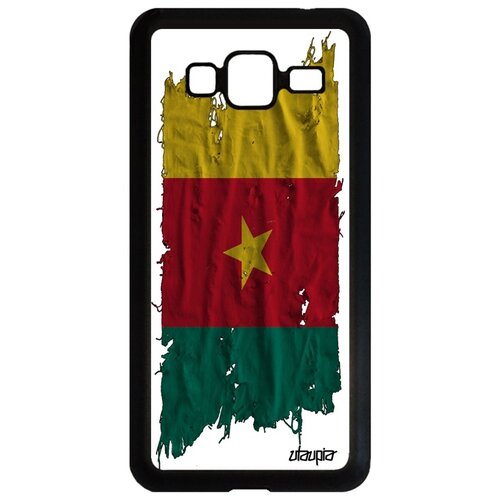 фото Чехол для телефонов samsung galaxy j3 2016, "флаг камеруна на ткани" патриот государственный utaupia