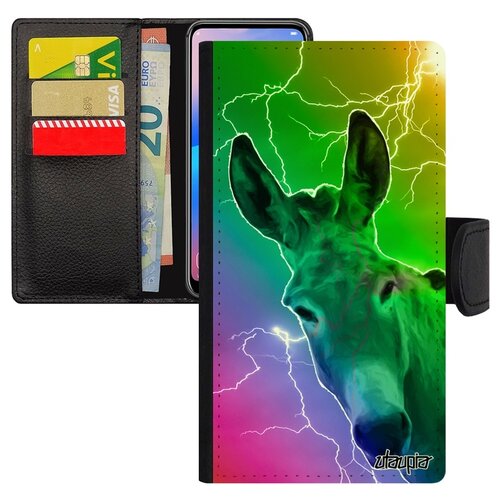 фото Чехол-книжка на смартфон iphone 8, "осел" глупец ослица utaupia