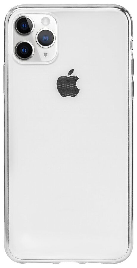 Чехол Gel Case для Apple iPhone 11 Pro, прозрачный, PET синий, Deppa, Deppa 87347
