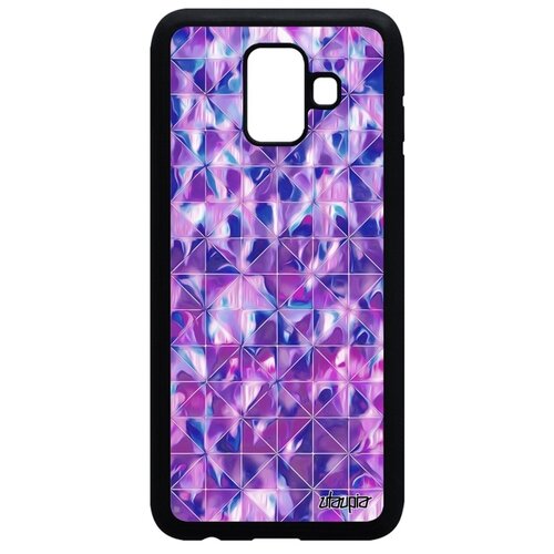 фото Чехол для смартфона samsung galaxy a6 2018, "плиточный мотив" геометрический мрамор utaupia
