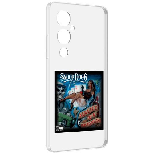 Чехол MyPads Snoop Dogg MALICE N WONDERLAND для Tecno Pova 4 Pro задняя-панель-накладка-бампер чехол mypads snoop dogg malice n wonderland для tecno spark go 2022 tecno spark 8c задняя панель накладка бампер