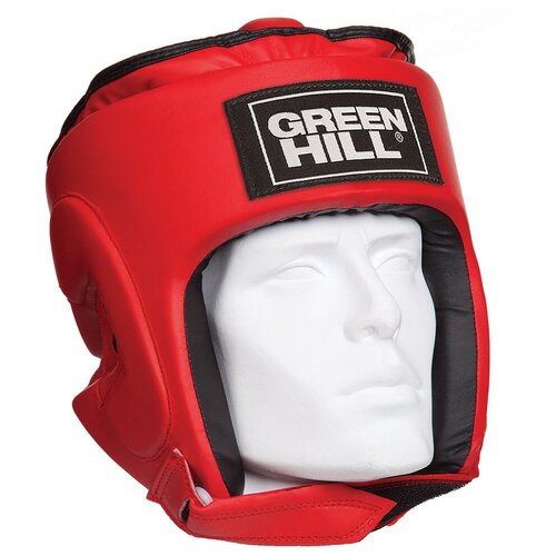 фото Шлем боксерский green hill hgp-4015, р. l, красный