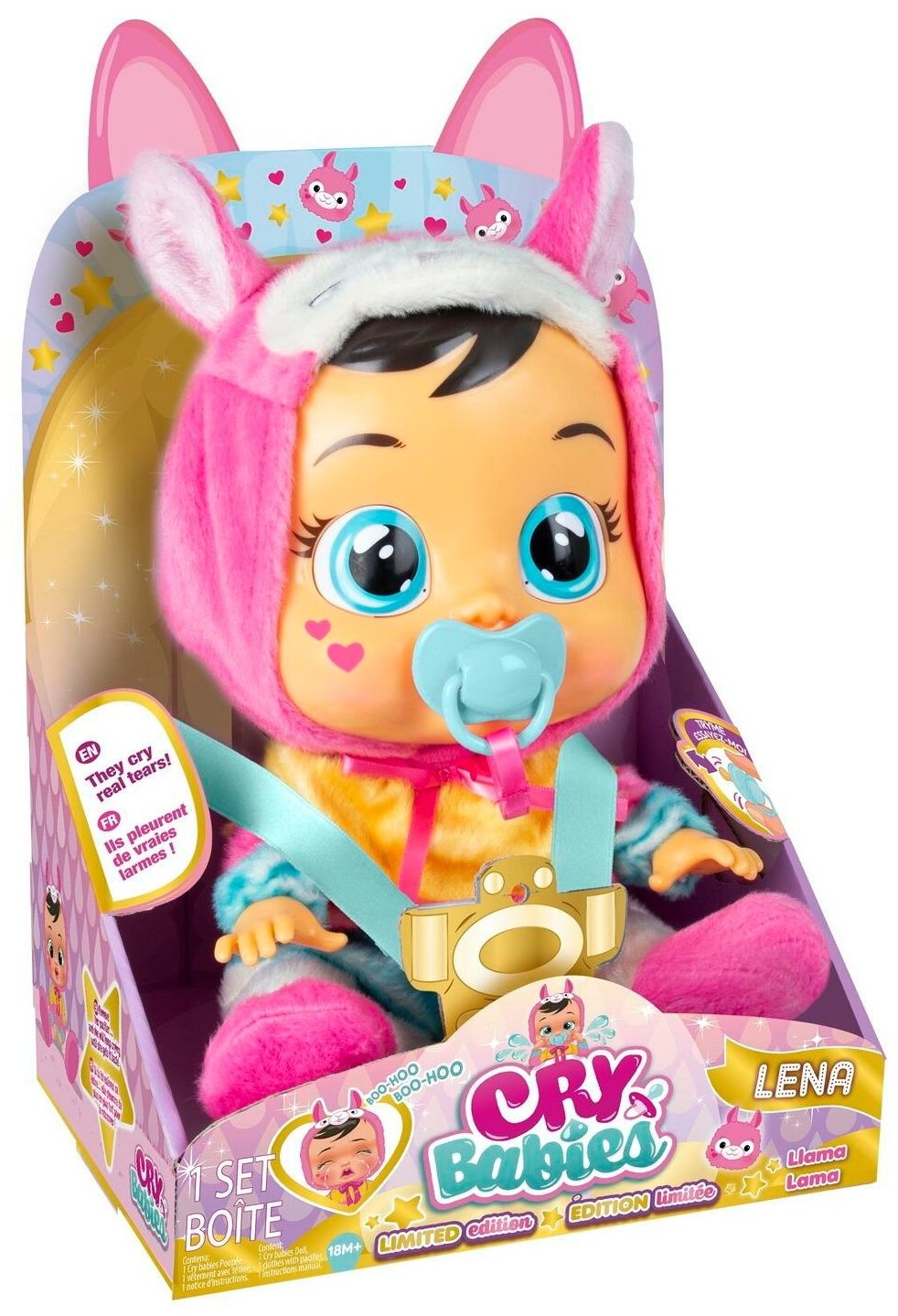 Кукла IMC Toys Cry Babies Плачущий младенец Lena, 30 см 91849-IN