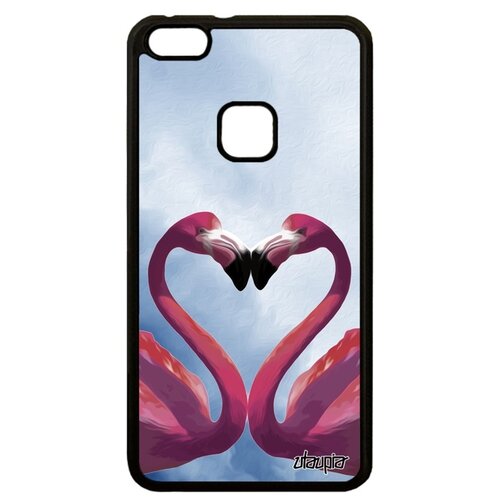 фото Чехол на мобильный huawei p10 lite, "фламинго" самец розовый utaupia