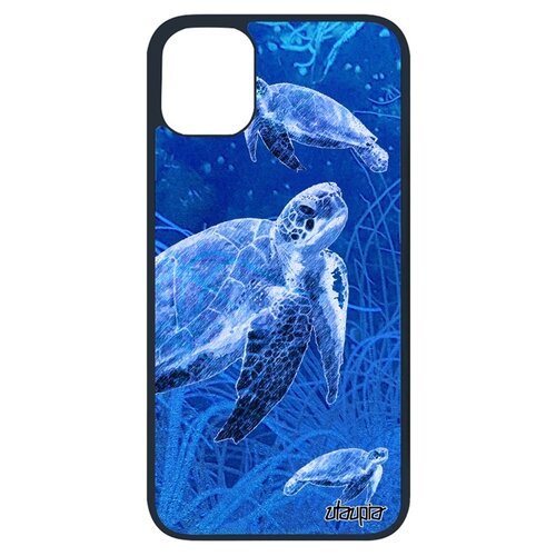 фото Чехол на смартфон iphone 11 pro, "черепаха" морская панцирная utaupia