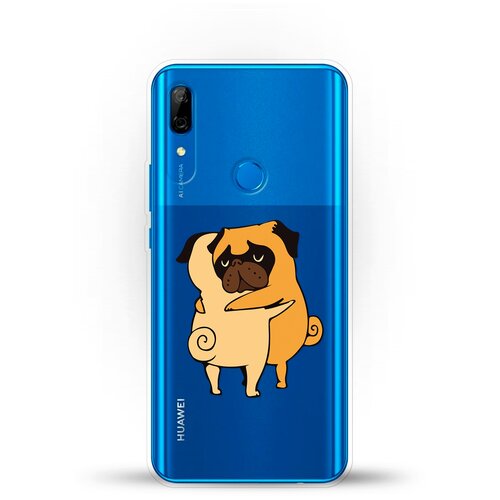 фото Силиконовый чехол мопсы на huawei p smart z andy & paul