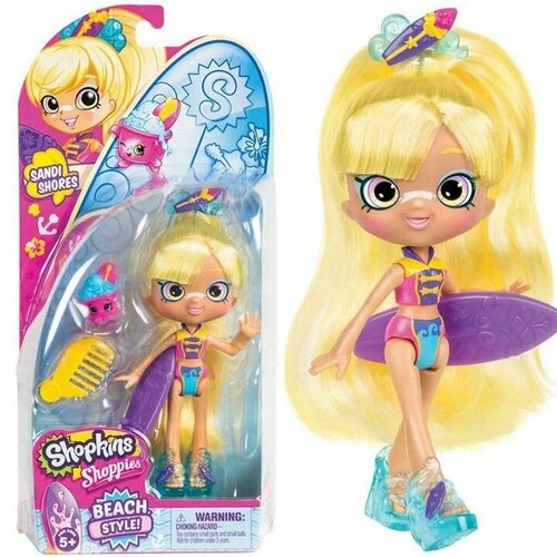 SHOPKINS Кукла Shoppies Beach Style SANDI,14см