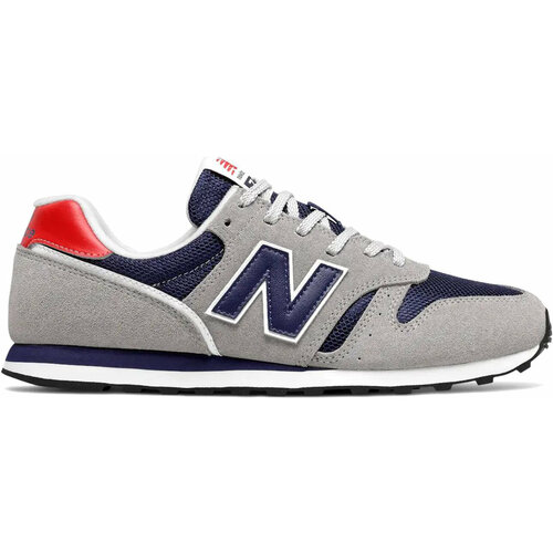 Кроссовки New Balance 373, натуральная кожа, размер 9 US, серый