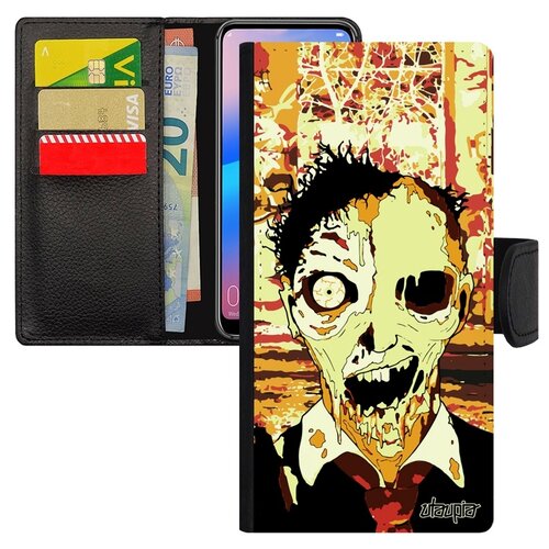 фото Чехол-книжка для телефона хуавей p20 про зомби монстр фантазия utaupia