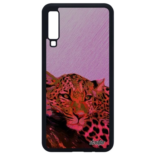 фото Чехол на мобильный galaxy a7 2018, "леопард" африка гепард utaupia