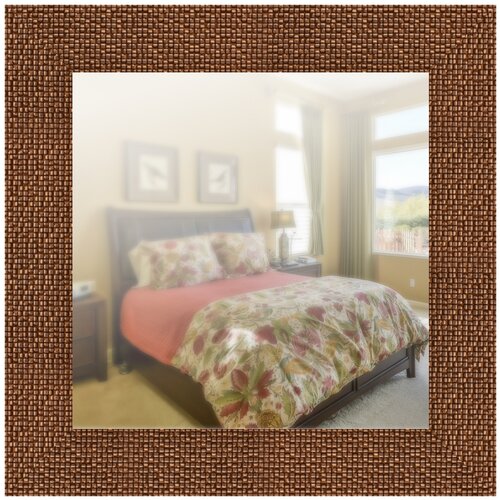 фото Зеркало в широкой раме 50 x 50 см, модель p070030 аурита