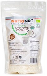 NUTRINUT, Кокосовая стружка ORGANIC DESICCATED COCONUT.Пищевая 250г