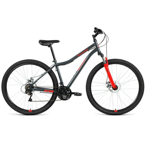 фото Велосипед altair mtb ht 29 2.0 disc (29" 21 ск. рост 19") 2020-2021, темно- серый/красный, rbkt1m19g005