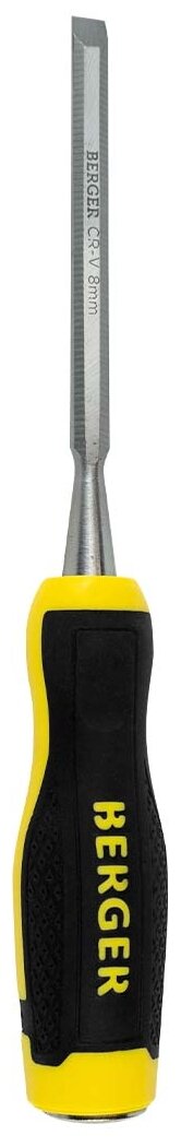 фото Стамеска BERGER BG1422, 8 мм, плоский профиль