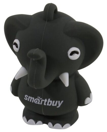 Флешка SmartBuy Wild Series Elephant 32 GB, 1 шт., серый