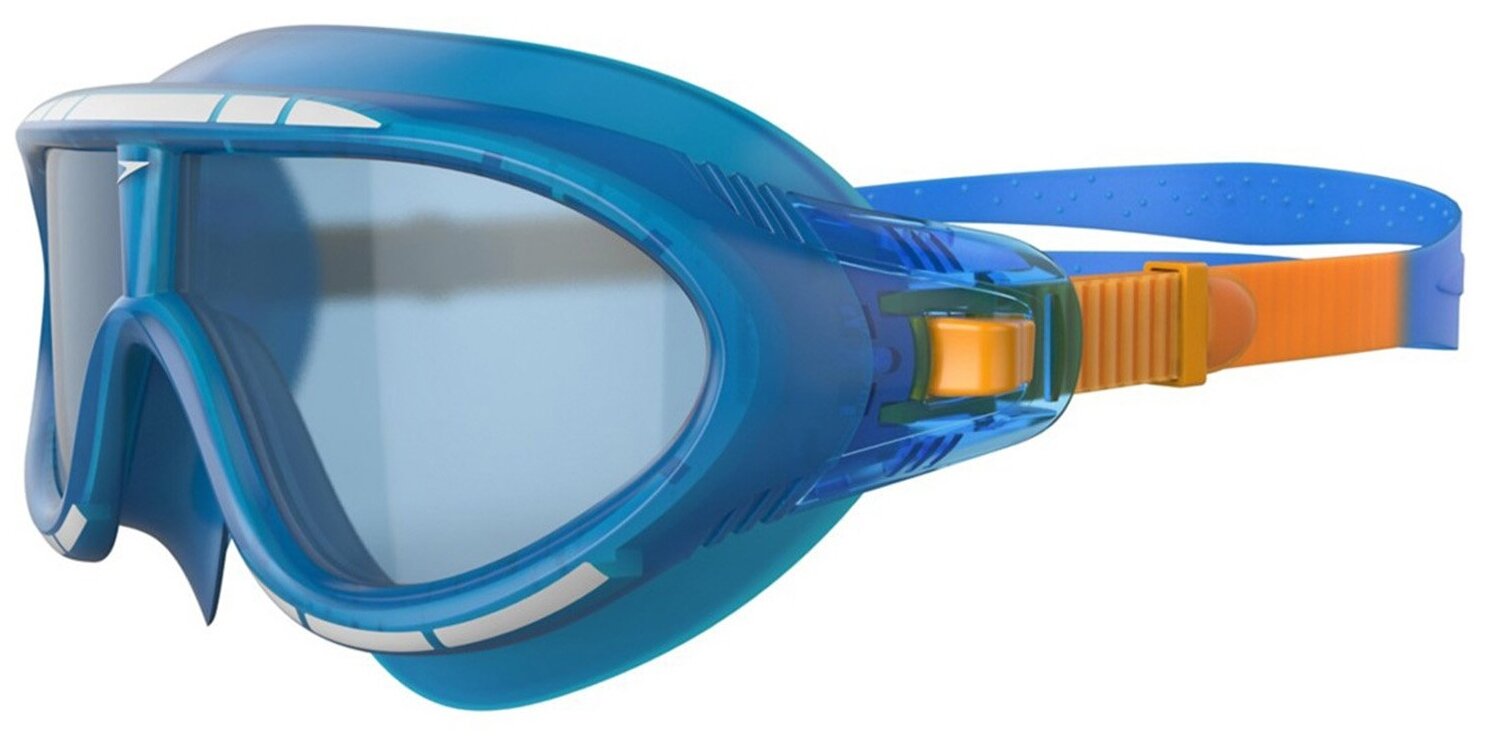 Очки для плавания детские Speedo RIFT GOG JU голубой/оранжевый, 8-012132255S0Y