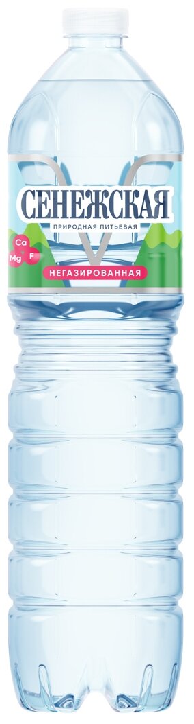 Вода минеральная питьевая природная столовая Сенежская негазированная 1,5л ПЭТ (товар продается штукой) - фотография № 1