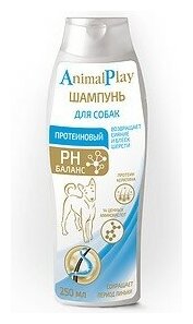 Шампуни и кондиционеры Animal Play Шампунь д/собак Протеиновый 250мл