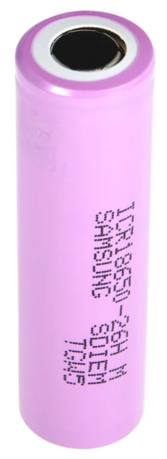 Аккумулятор Li-Ion 2600 мА·ч 3.6 В Samsung ICR18650-26HM, с выводами, в упаковке: 1 шт.