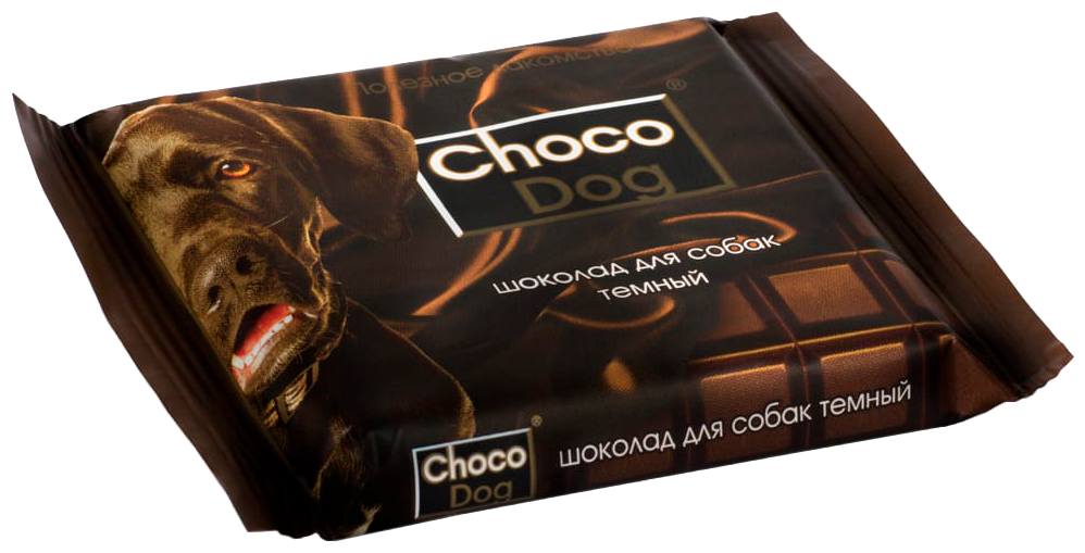 Лакомство VEDA Шоколад Choco Dog для собак чёрный 85г 71424