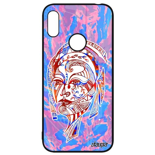 фото Чехол на мобильный y6 2019, "портрет женщины" woman трибал utaupia