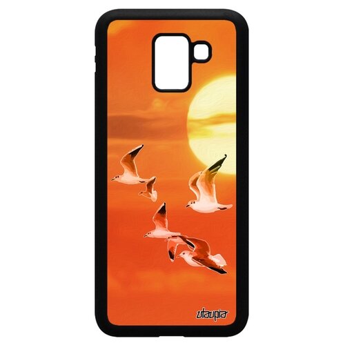 фото Чехол на мобильный galaxy j6 2018, "чайки" море моевка utaupia