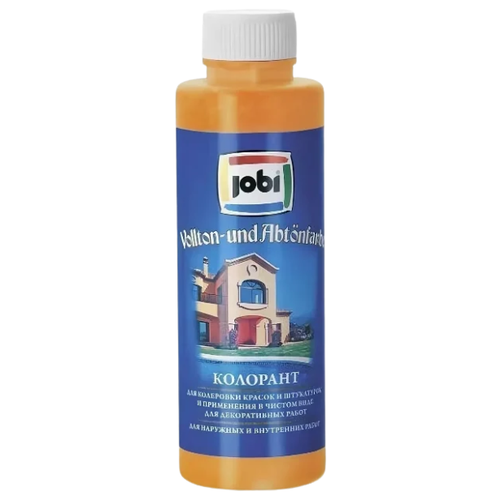 Колеровочная краска Jobi Vollton-Und Abtonfarbe, 935 мандарин, 0.5 л, 0.7 кг