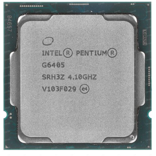 Процессор Intel Pentium Gold G6405 LGA1200, 2 x 4100 МГц, OEM процессор intel pentium gold g7400 lga1700 2 x 3700 мгц oem